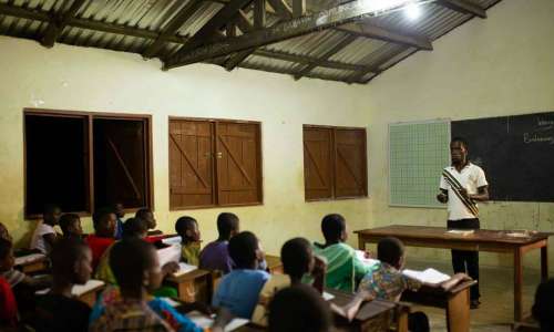 School enjoys light for nighgt time classes via POWER KUBE 2